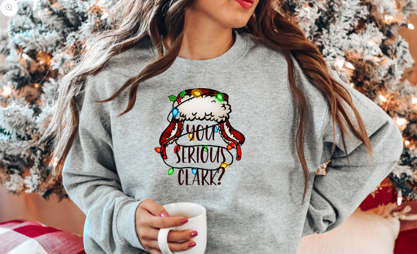 Christmas Sweater - You Serious Clark
