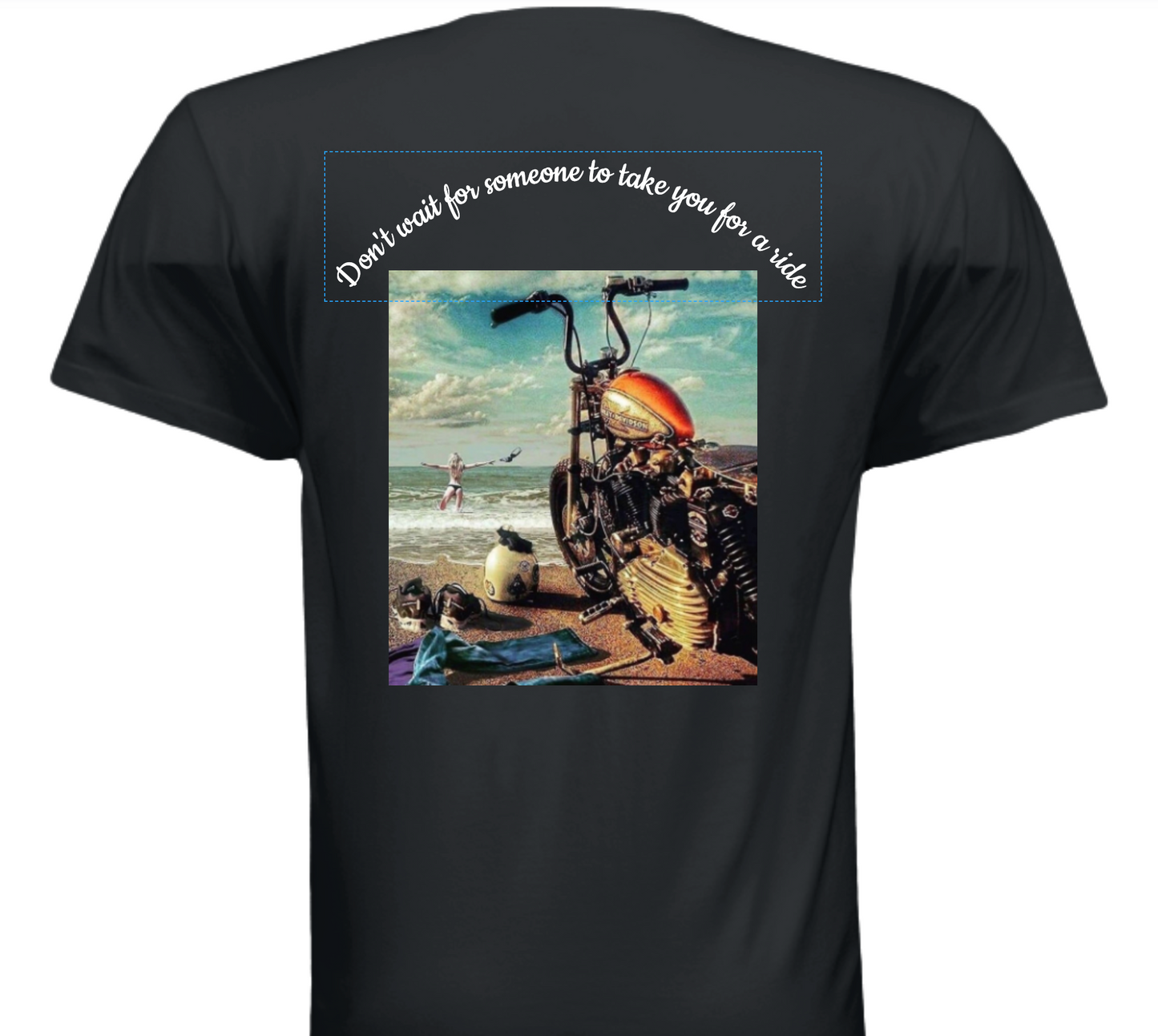 James Speed-Don't wait for someone to take you for a ride tee