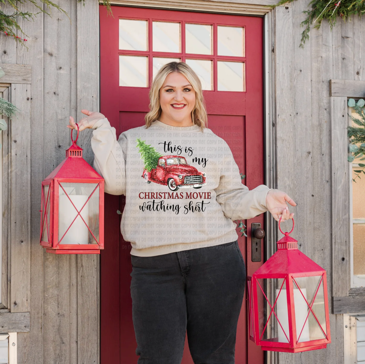 Christmas Movie Watching Sweatshirt