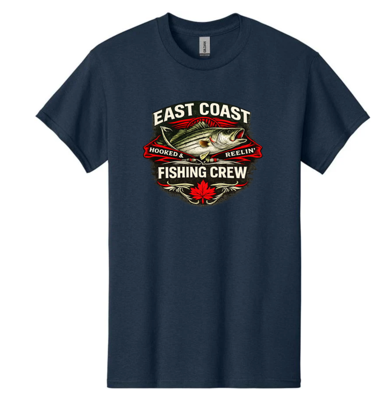 East Coast Fishing Crew The Striped Bass Tee