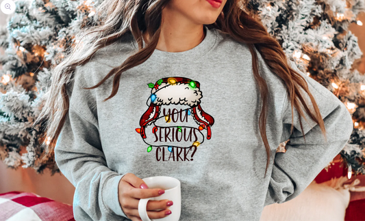 Christmas Sweater - You Serious Clark