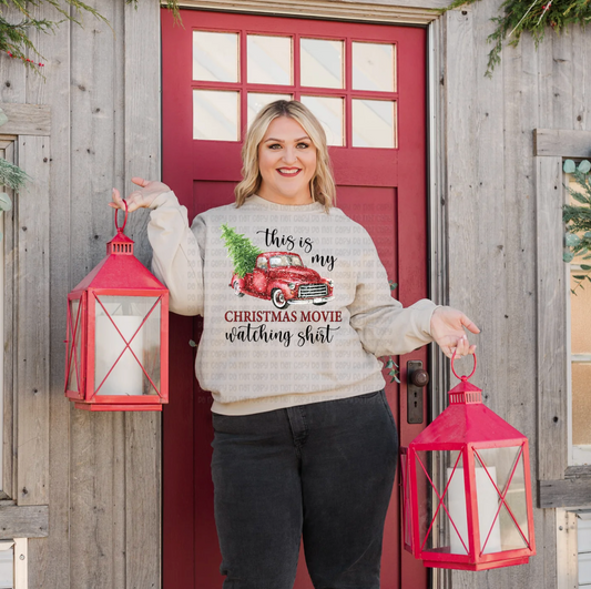Christmas Movie Watching Sweatshirt