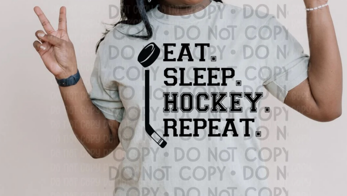 Eat Sleep Hockey Repeat