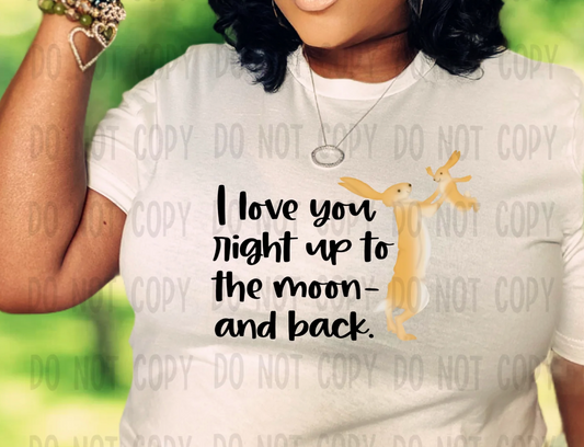 I love you right up to the moon and back