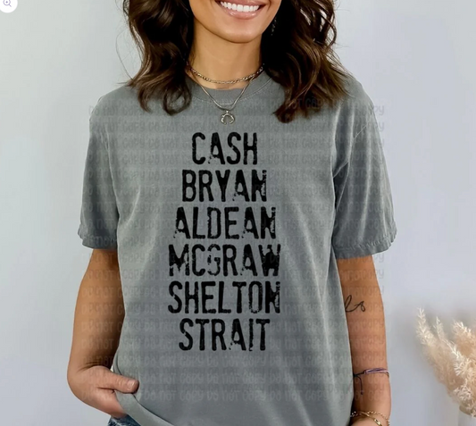Cash Bryan Aldean ...