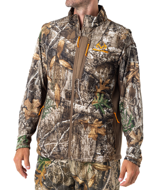 Realtree Men's Camo Pro Staff Reversible Hybrid Puffer Vest ** Limited Offer**