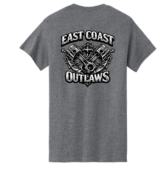 East Coast Outlaws Signature Series T-Shirt Pistons and Anchors