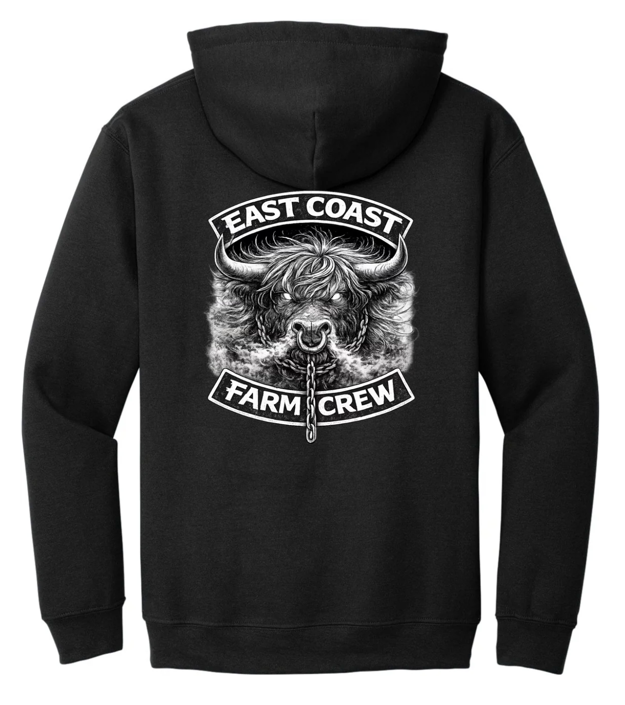 East Coast Farm Crew Angry Highland Cow