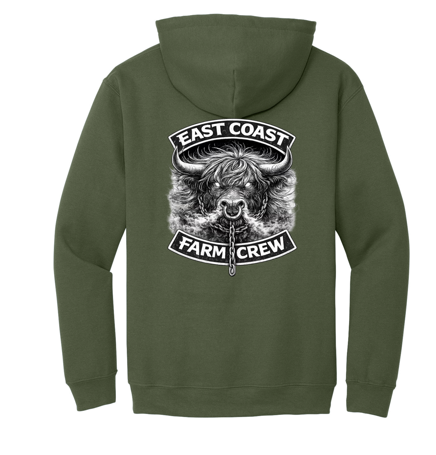 East Coast Farm Crew Angry Highland Cow