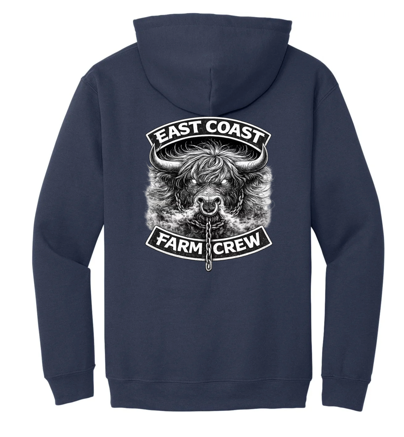East Coast Farm Crew Angry Highland Cow