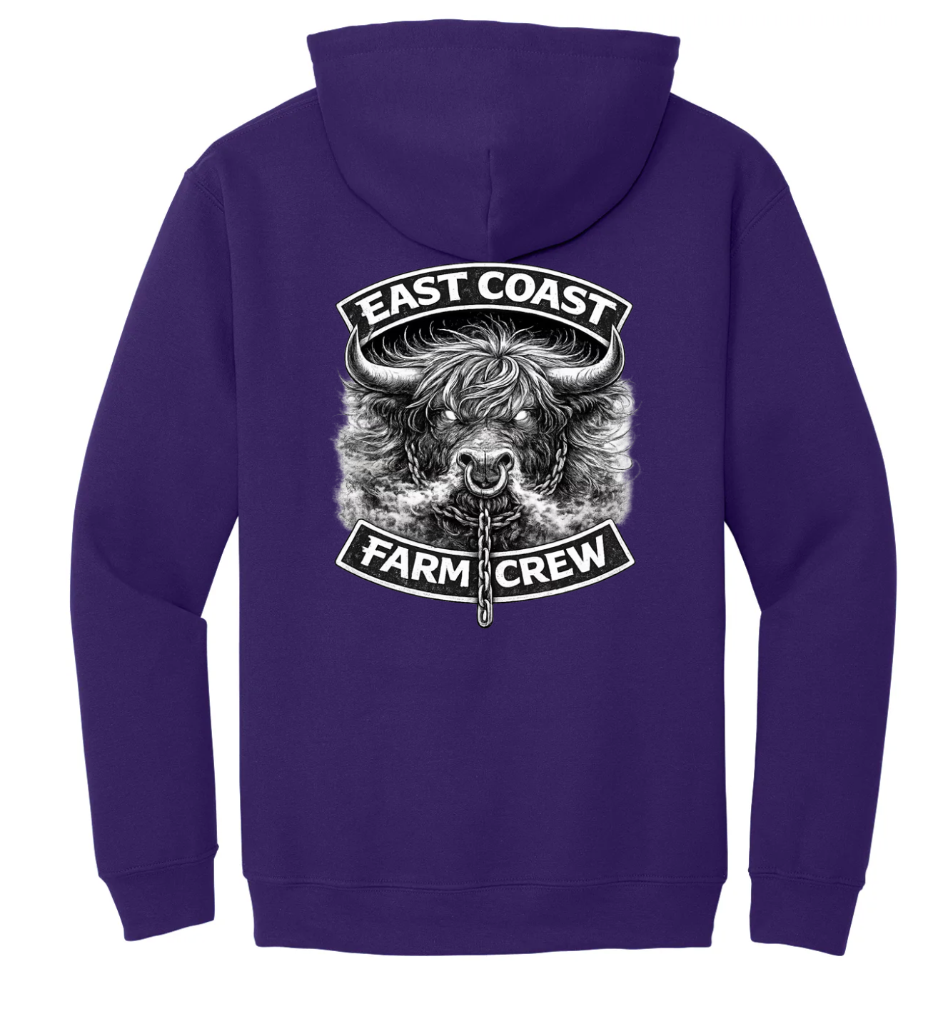 East Coast Farm Crew Angry Highland Cow