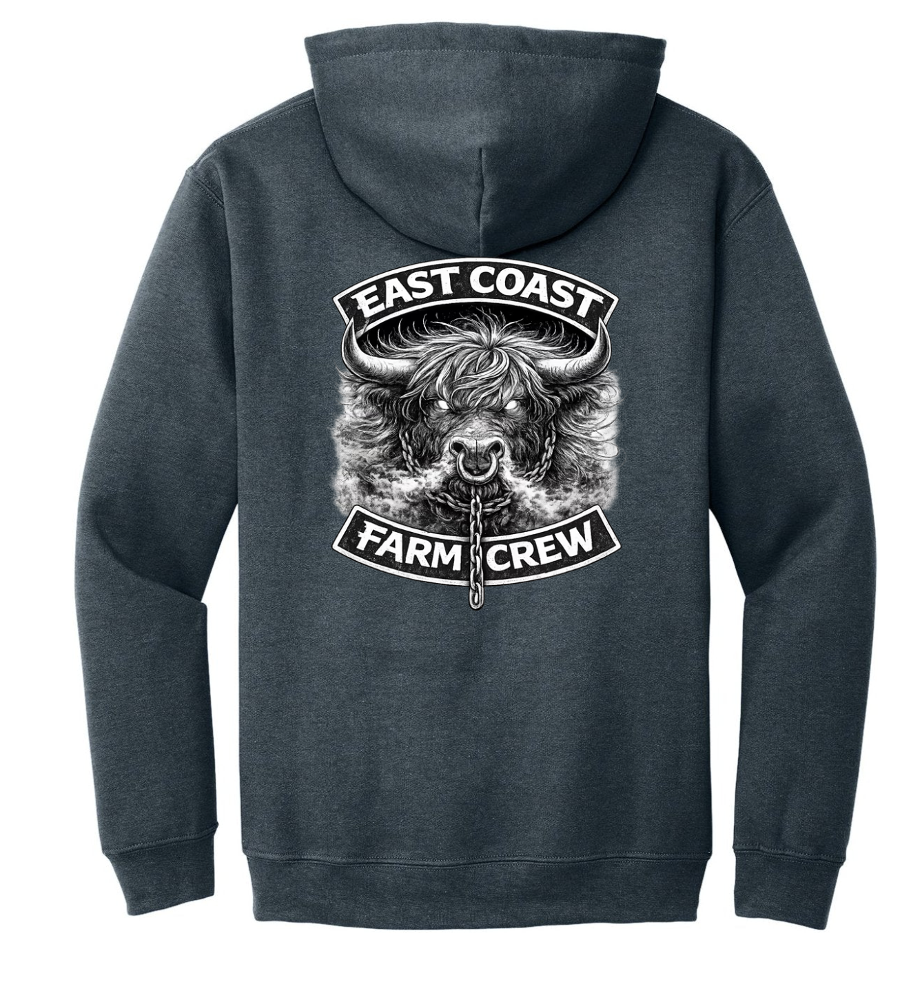 East Coast Farm Crew Angry Highland Cow