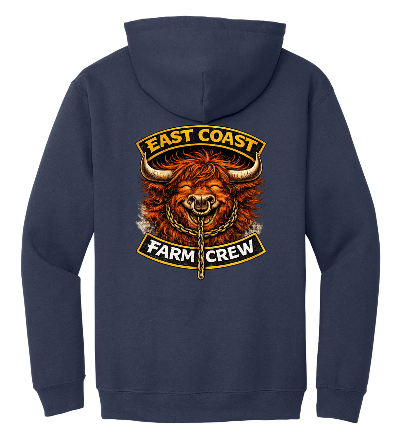 East Coast Farm Crew The Happy Highland Cow Signature