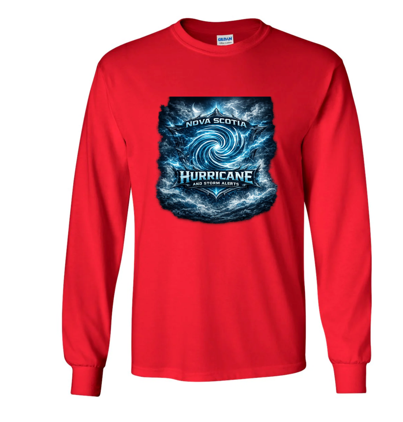 Nova Scotia Hurricane and Storm Alerts Storm Chaser Long Sleeve T-shirt