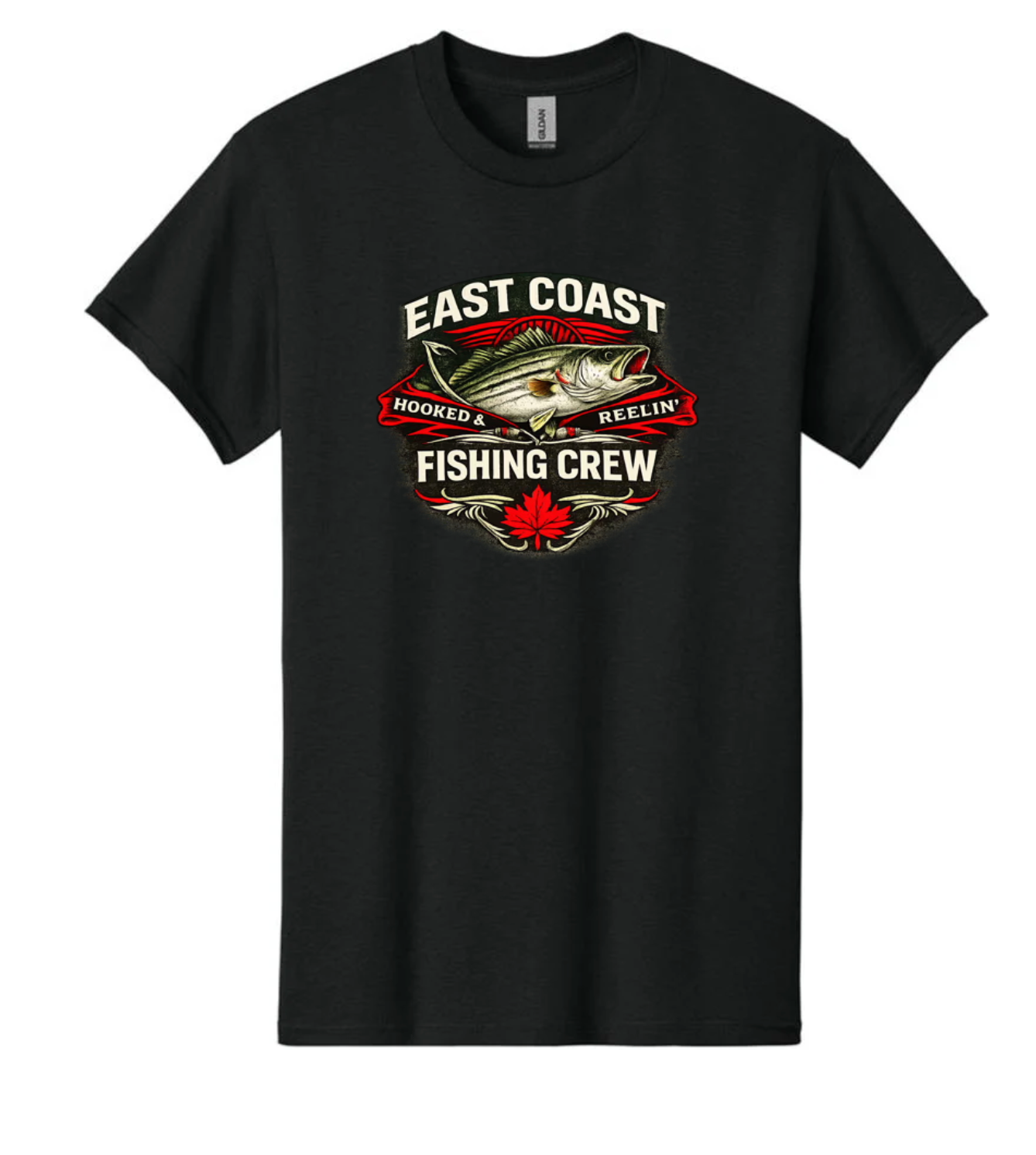 East Coast Fishing Crew The Striped Bass Tee