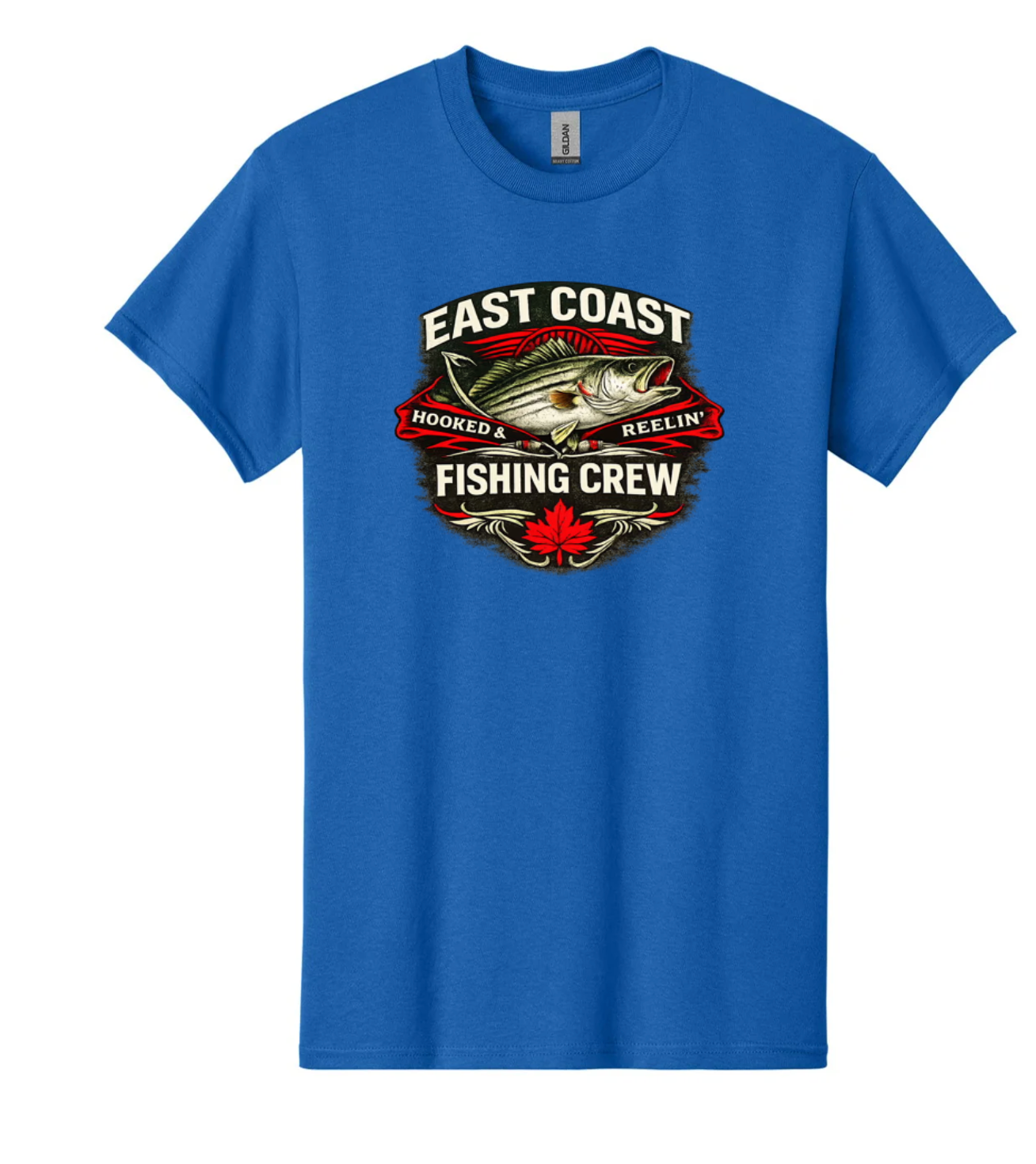 East Coast Fishing Crew The Striped Bass Tee