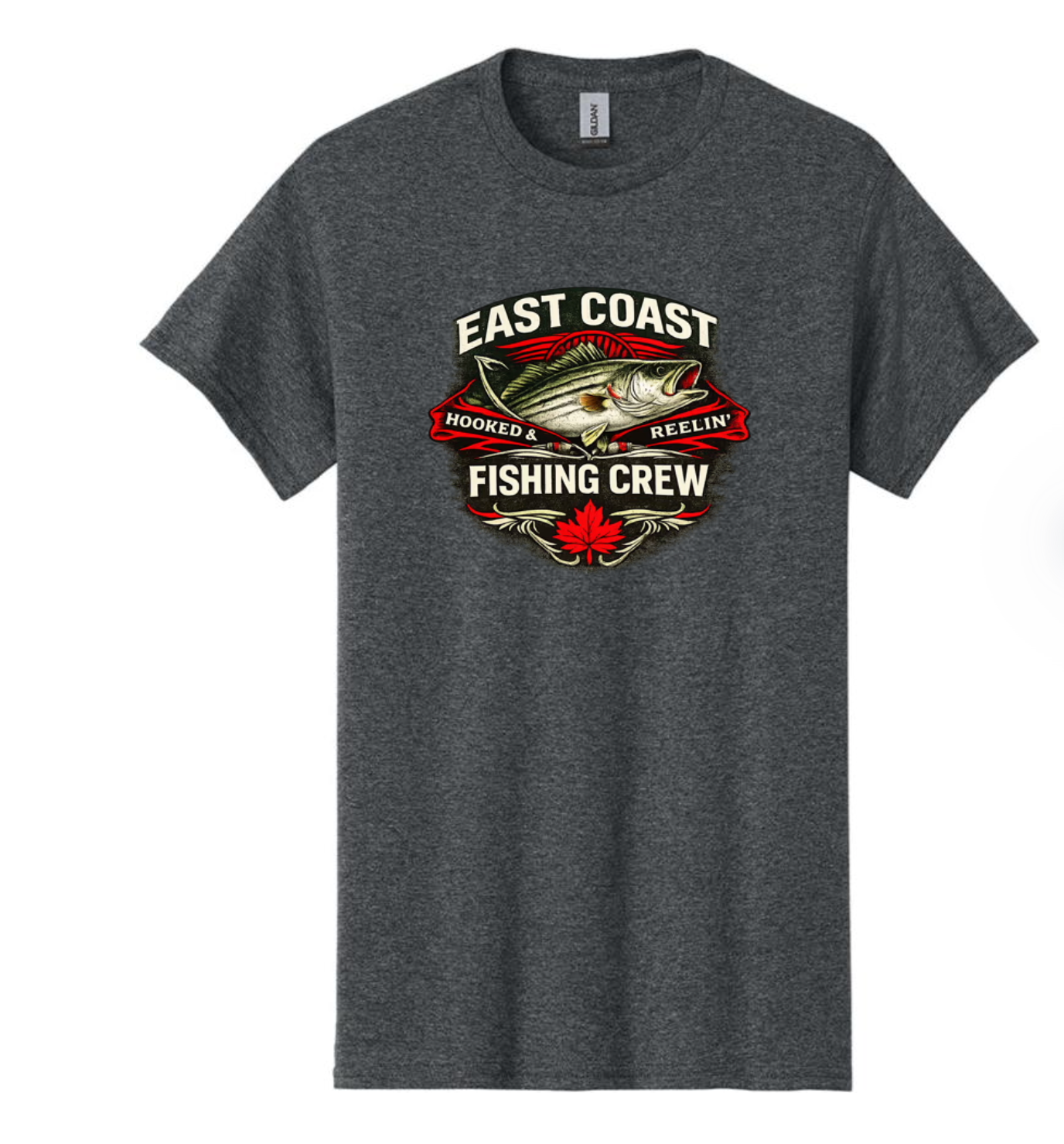 East Coast Fishing Crew The Striped Bass Tee