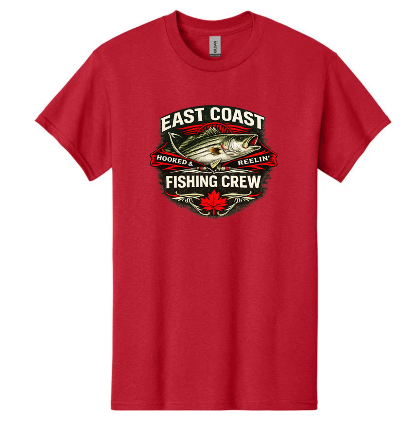 East Coast Fishing Crew The Striped Bass Tee