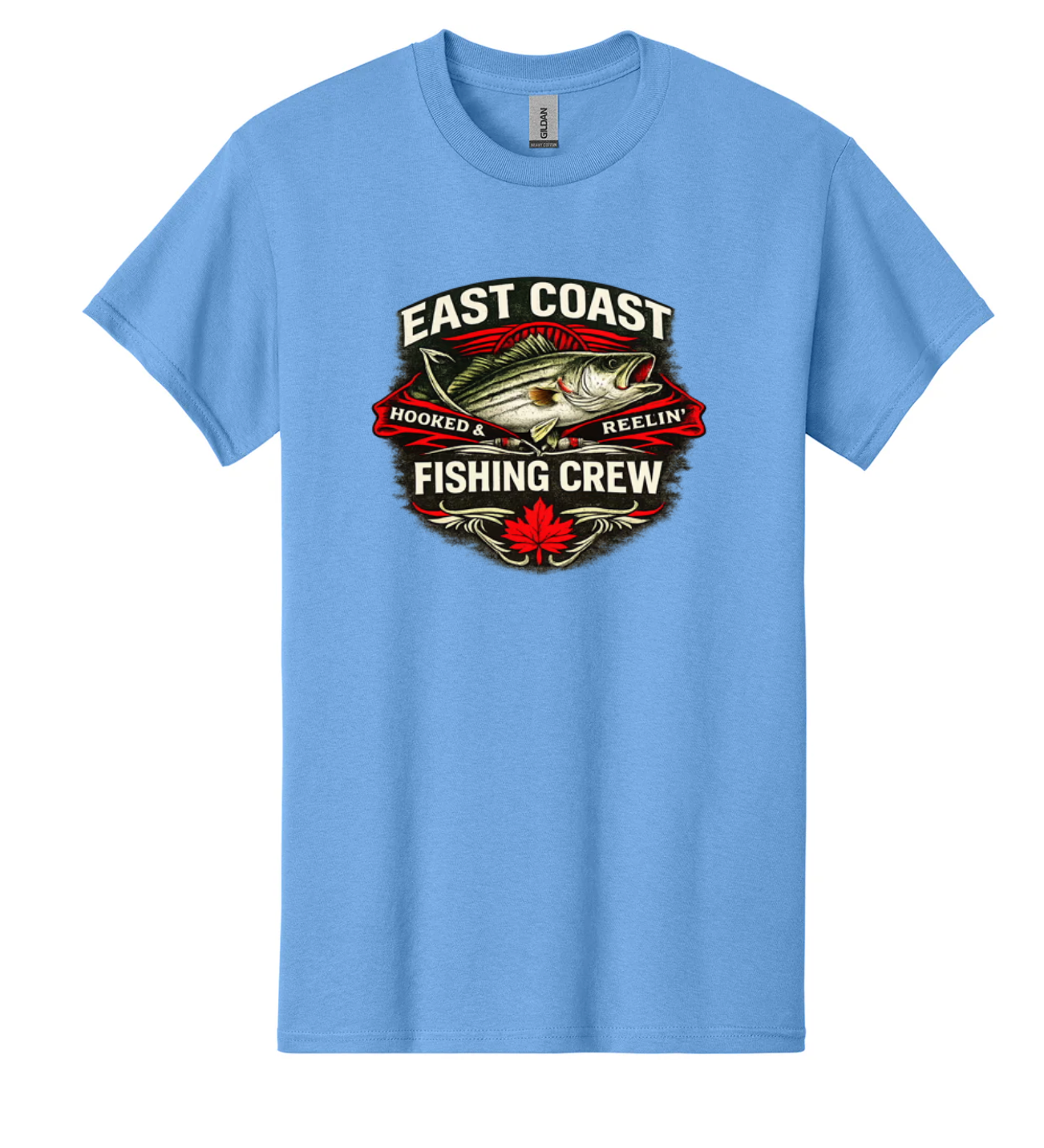 East Coast Fishing Crew The Striped Bass Tee
