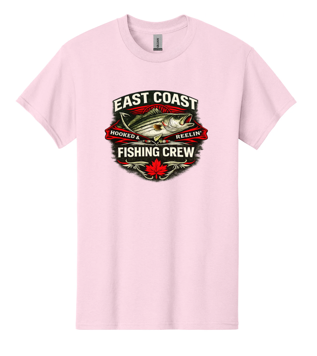 East Coast Fishing Crew The Striped Bass Tee