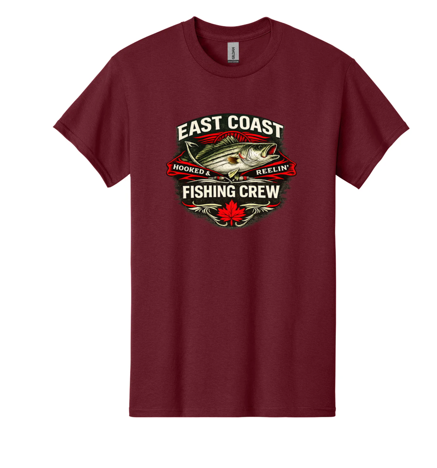East Coast Fishing Crew The Striped Bass Tee