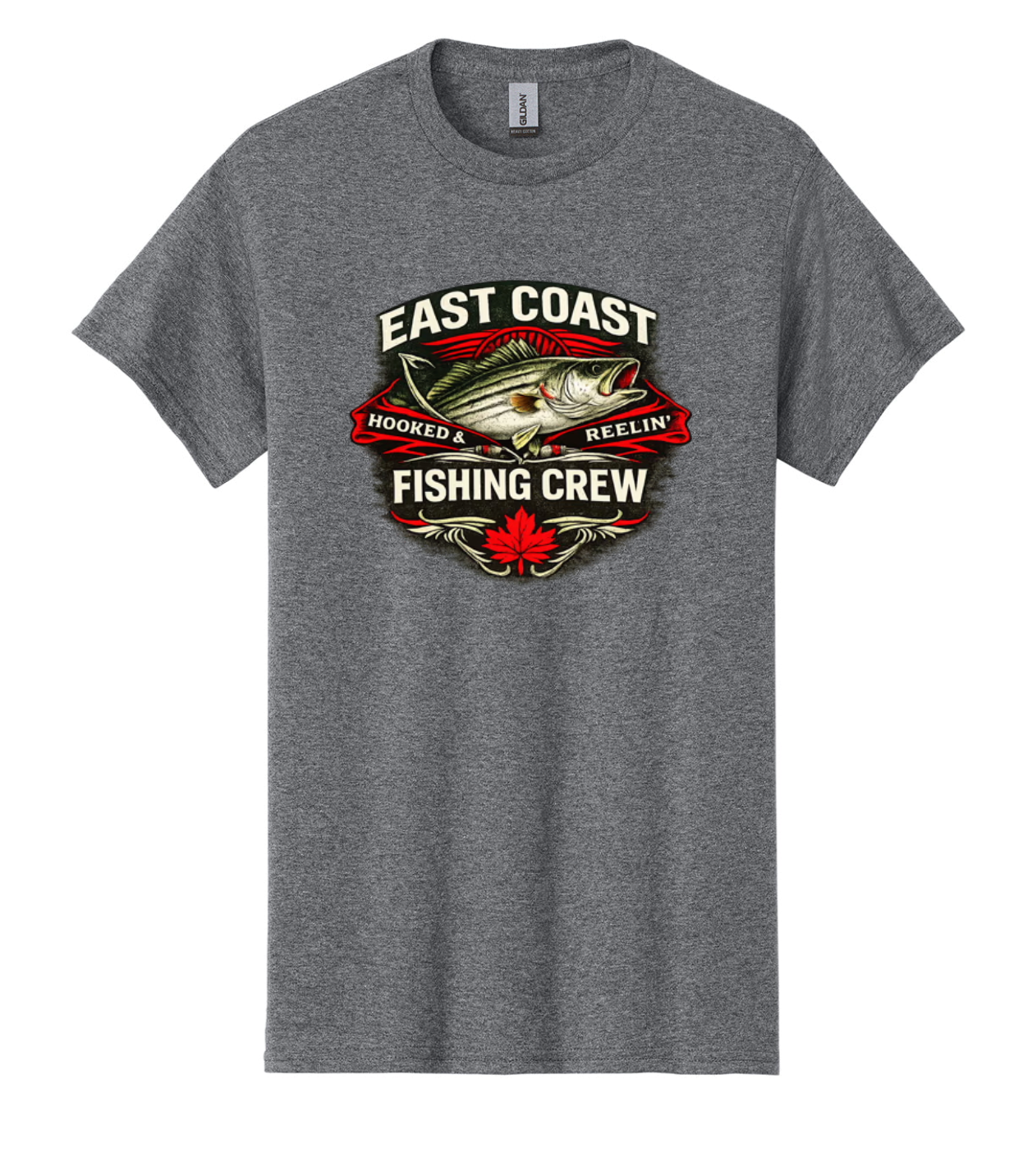 East Coast Fishing Crew The Striped Bass Tee