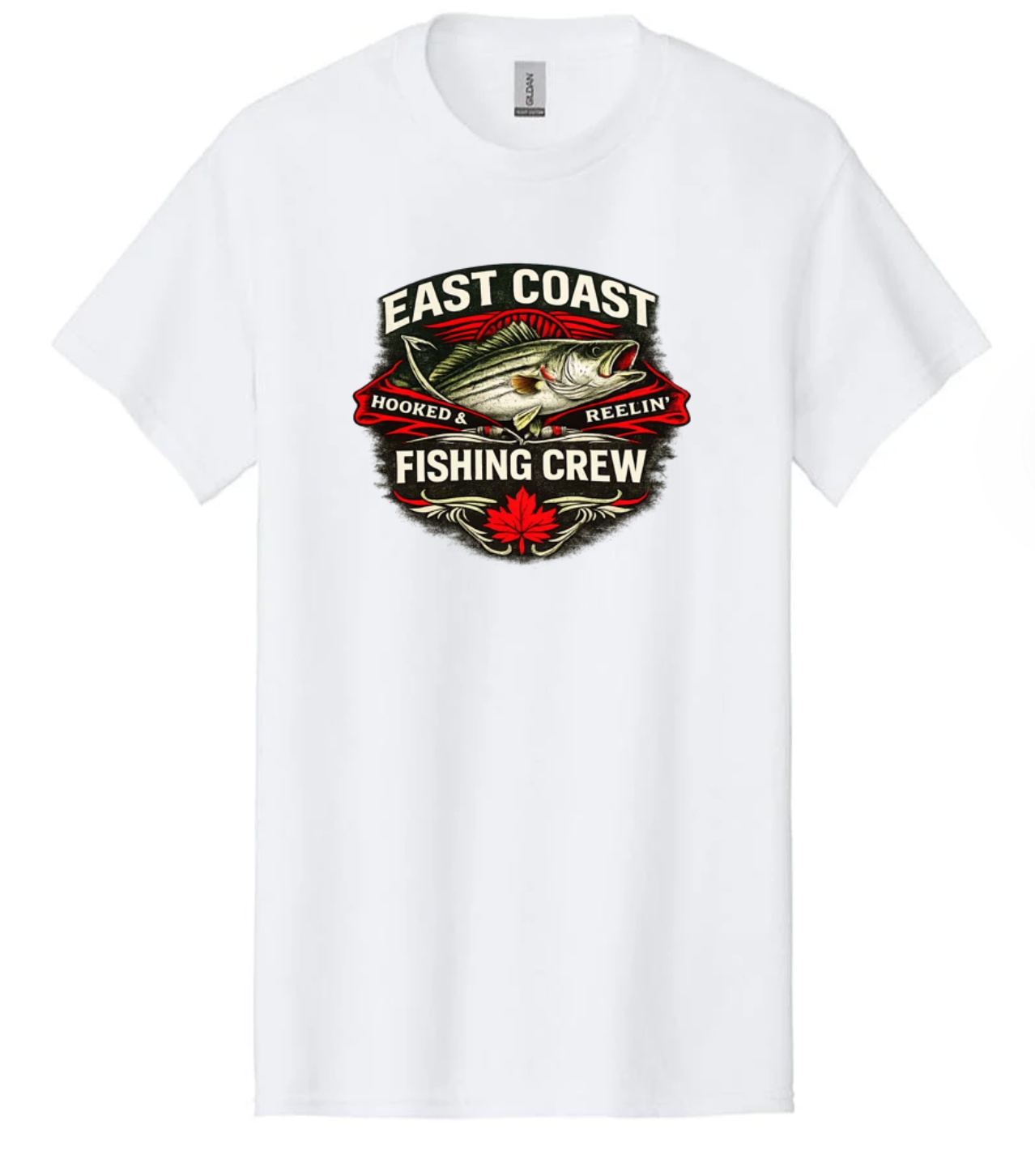 East Coast Fishing Crew The Striped Bass Tee