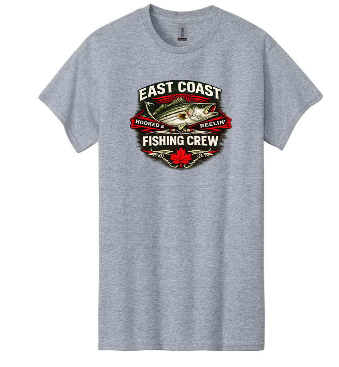 East Coast Fishing Crew The Striped Bass Tee