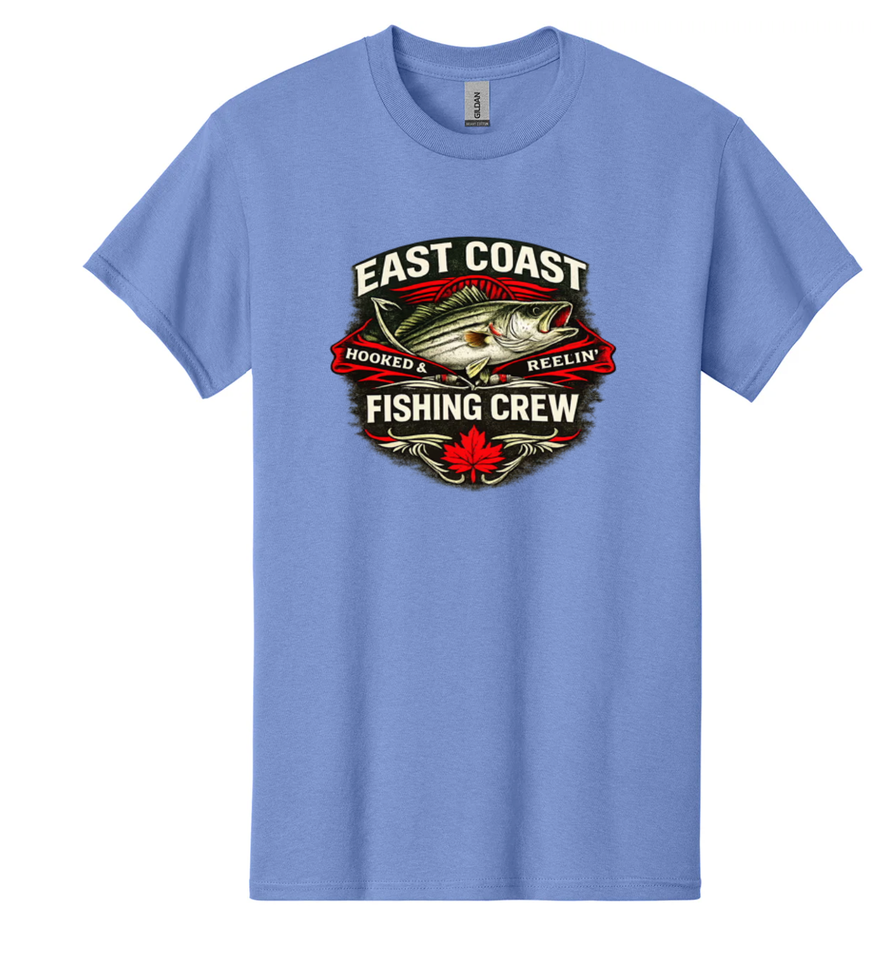 East Coast Fishing Crew The Striped Bass Tee