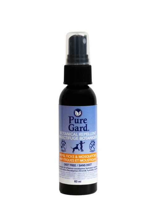 Puregard Tick and Mosquito Repellent All Natural 60 ml personal size 2-pack