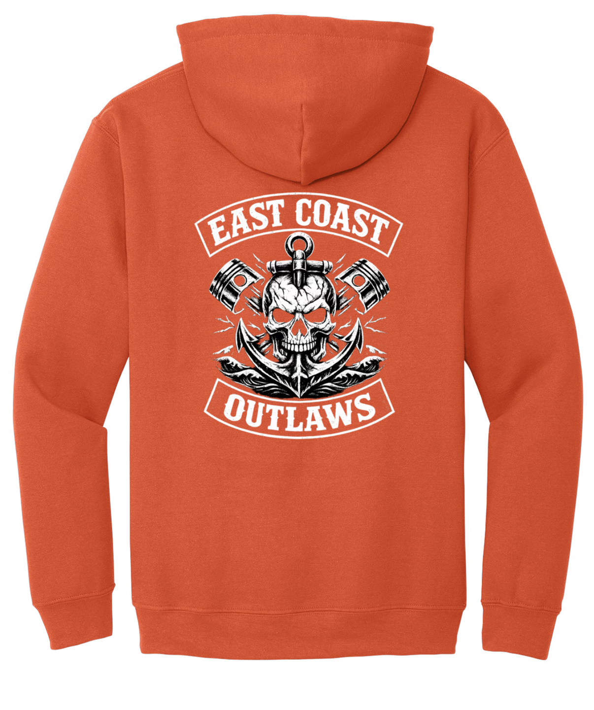 East Coast Outlaws Pistons, Anchors, and Skull